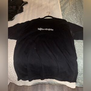 Balenciaga Black Graphic Tee
